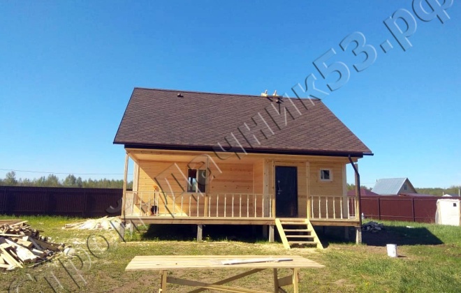 2 Брусовая баня по проекту Б-22 9×9, 135 м², Московская область, Щёлковский район, Деревня Каблуково (5)